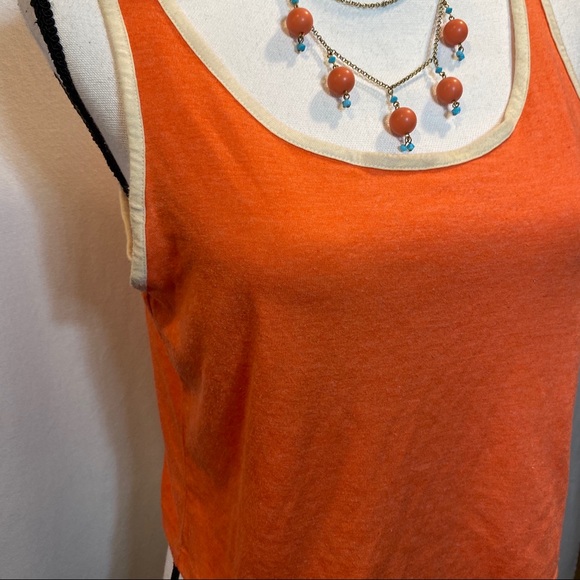 TopShop Croped Tank w/ Trim & Swoop Neckline - Picture 9 of 12